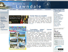 Tablet Screenshot of lawndalecity.org